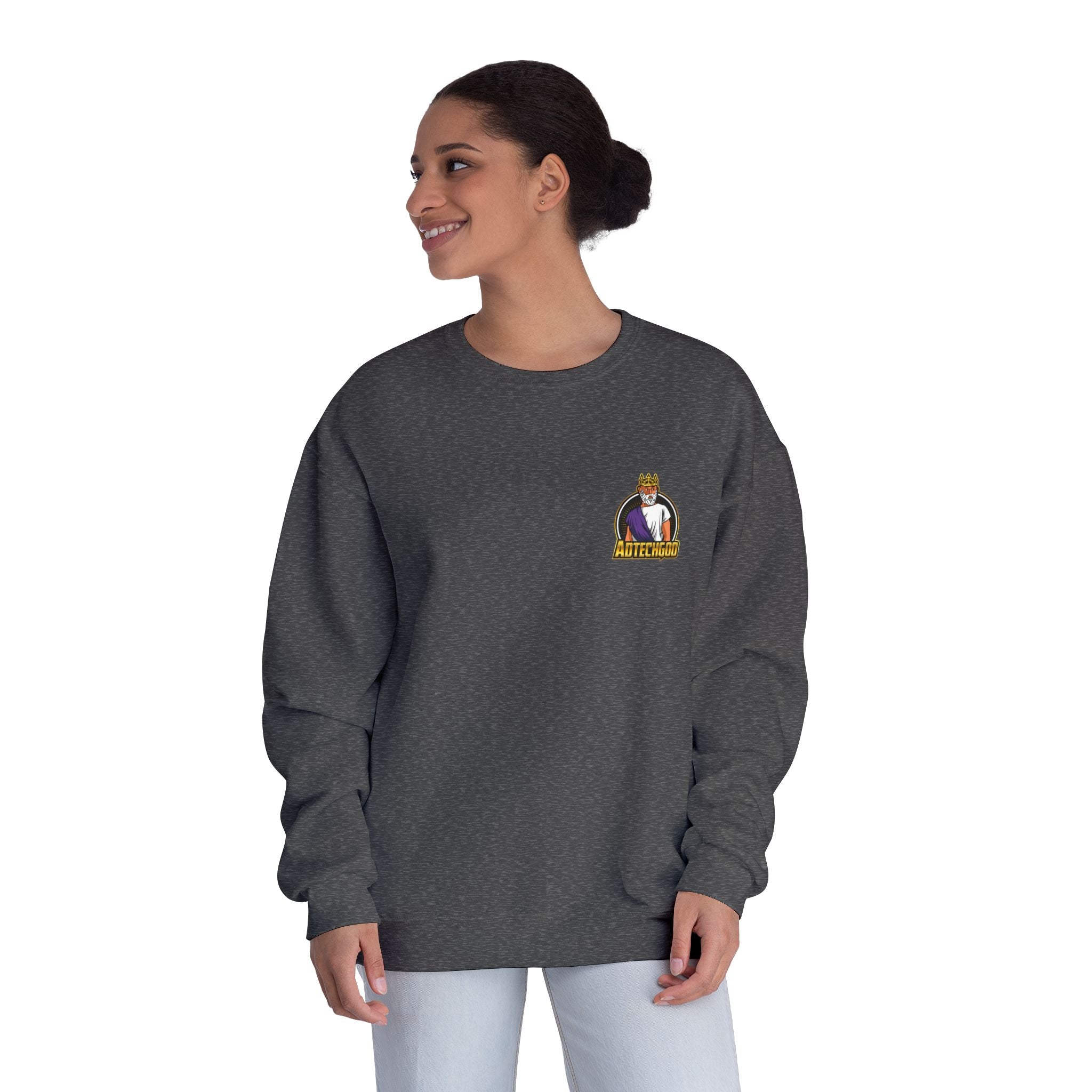 AdTechGod Cozy Unisex NuBlend® Crewneck Sweatshirt with Fun
