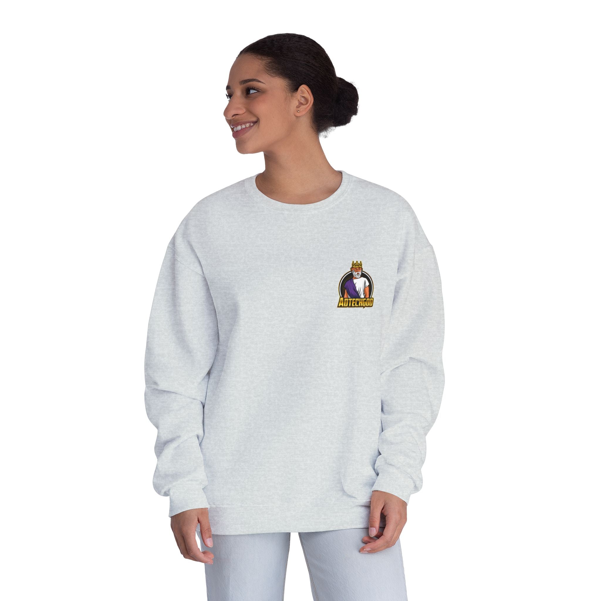 AdTechGod Cozy Unisex NuBlend® Crewneck Sweatshirt with Fun