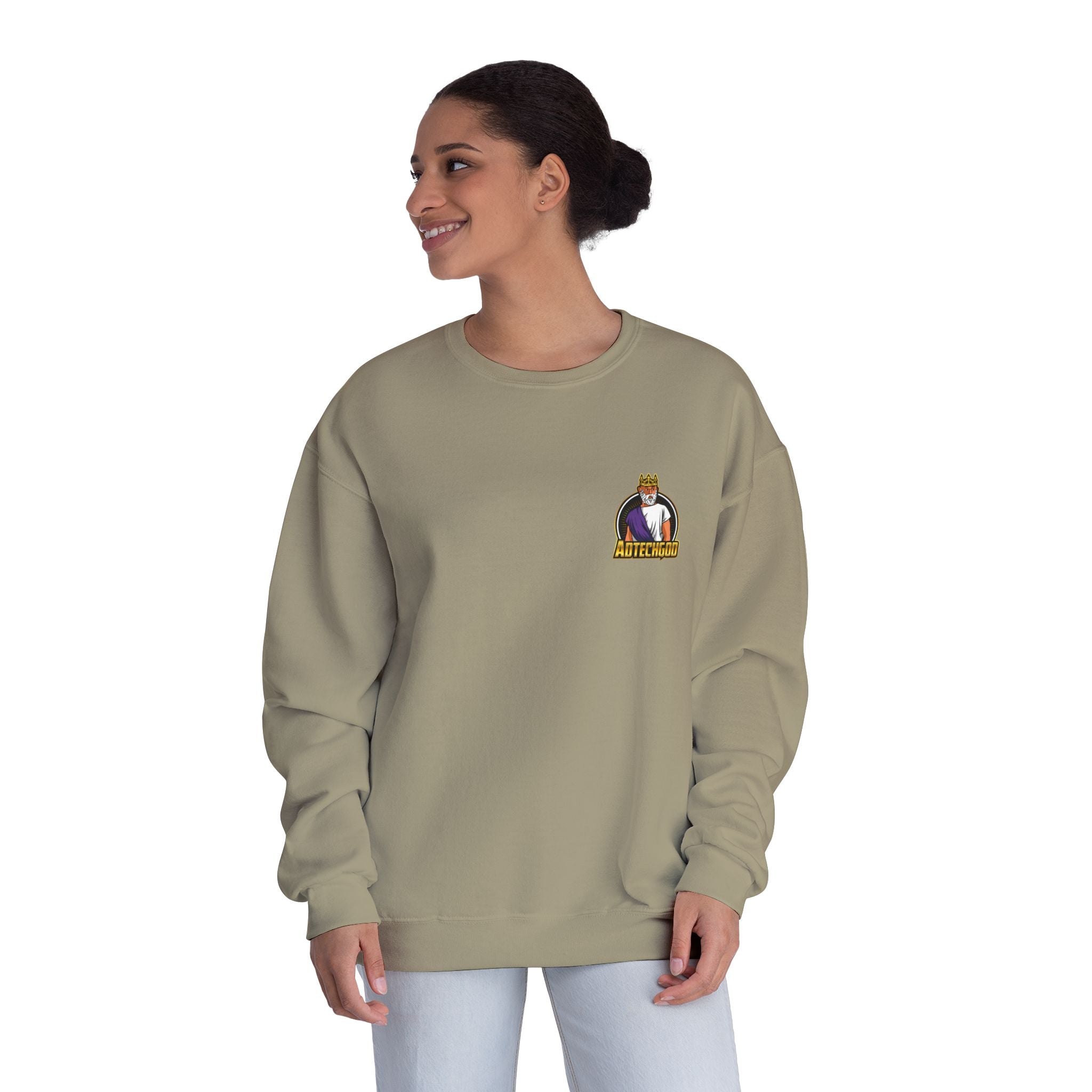 AdTechGod Cozy Unisex NuBlend® Crewneck Sweatshirt with Fun