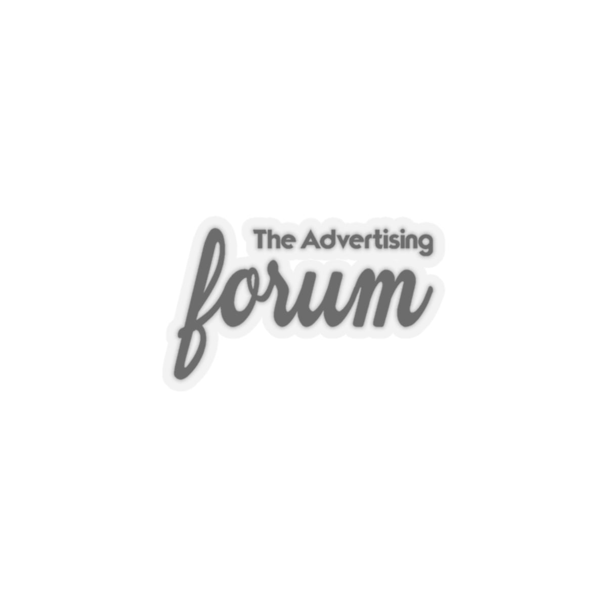 The Advertising Forum Sticker