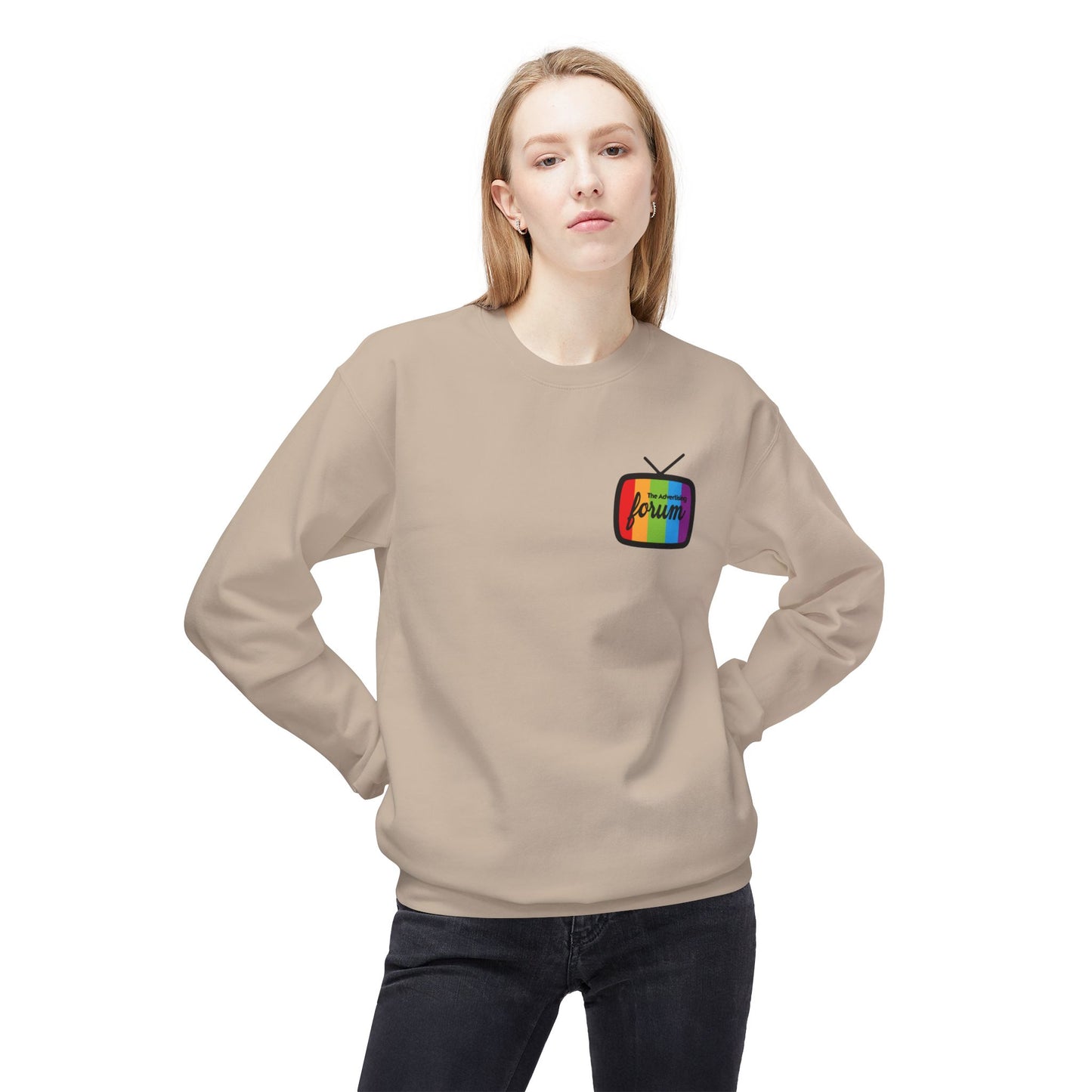 The Advertising Forum - Unisex Midweight Softstyle Fleece Crewneck Sweatshirt