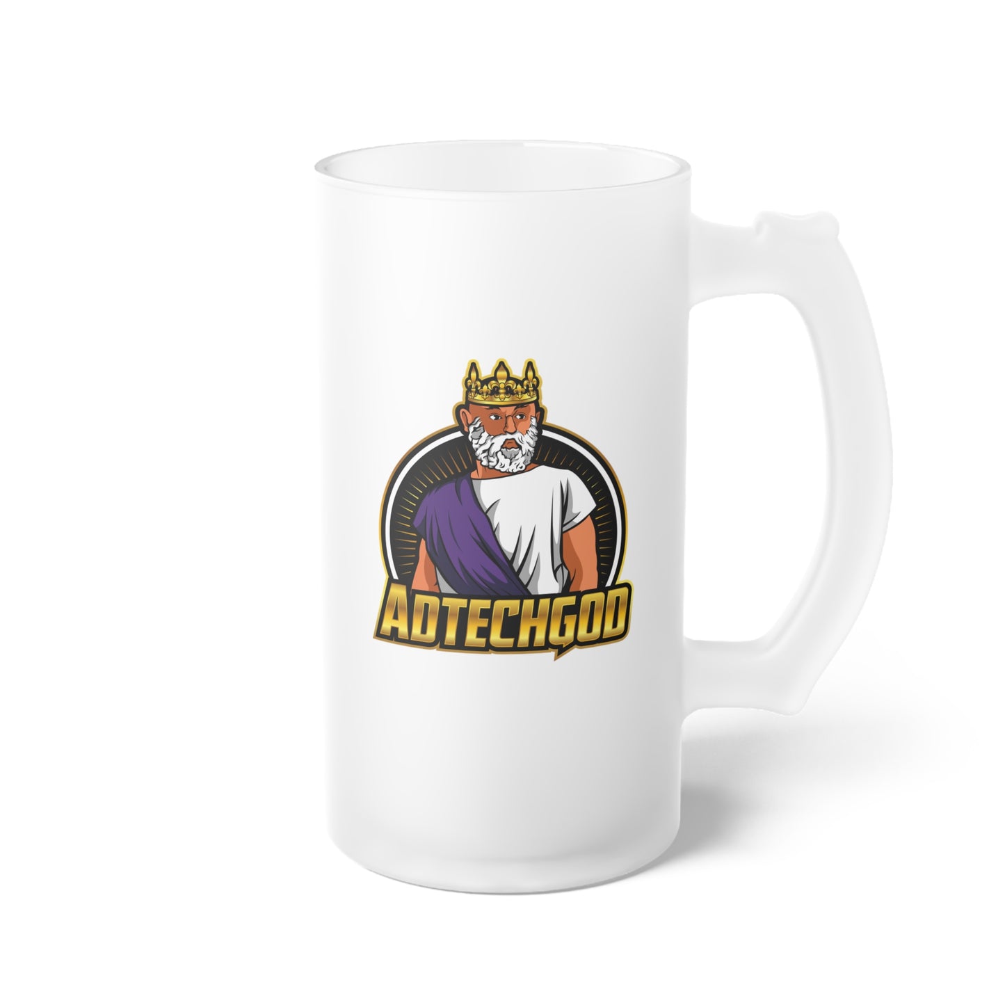 ATG Frosted Glass Beer Mug