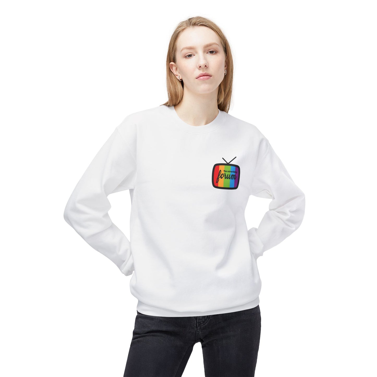 The Advertising Forum - Unisex Midweight Softstyle Fleece Crewneck Sweatshirt