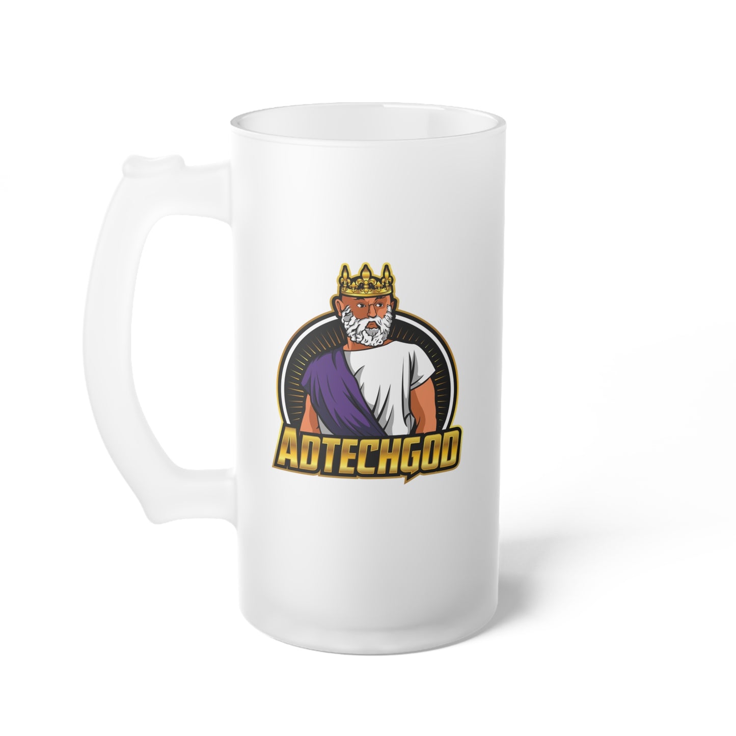 ATG Frosted Glass Beer Mug