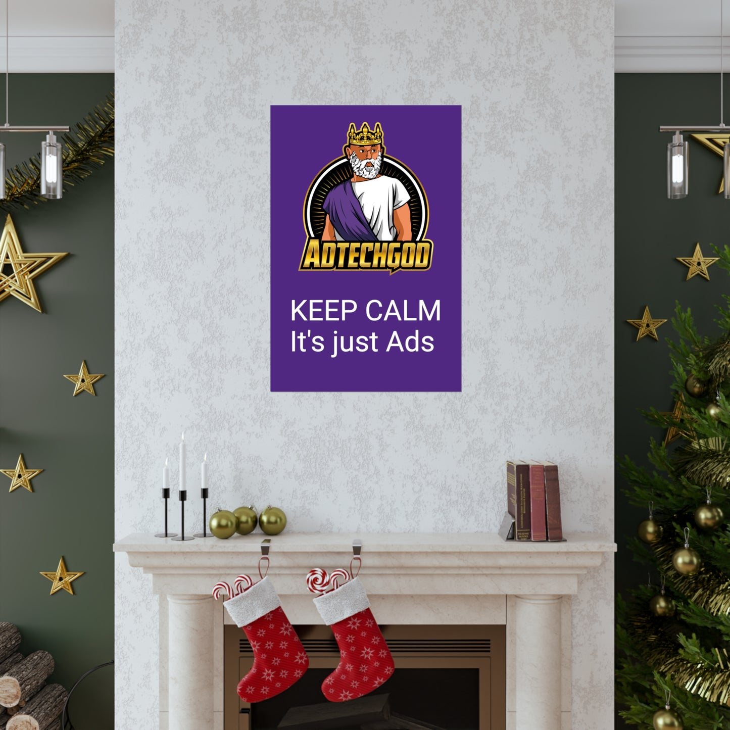 AdTechGod - Keep Calm - Premium Matte Vertical Posters